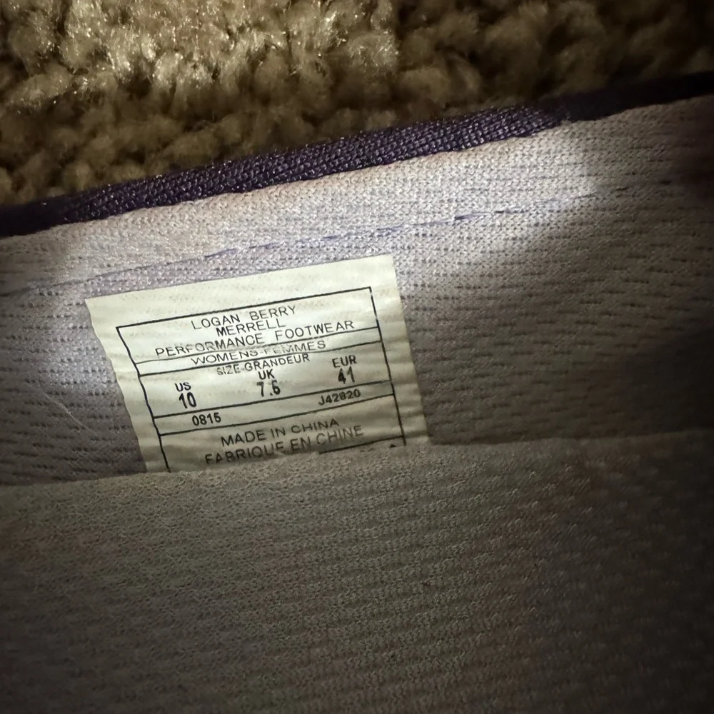 Merrell Purple and Gray Casual Flats - Picture 4 of 6
